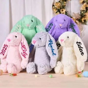 Custom Plush Bunny for Kids - Personalized Easter Gift