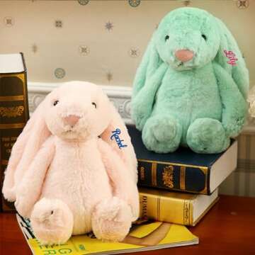 Custom Plush Bunny for Kids - Personalized Easter Gift