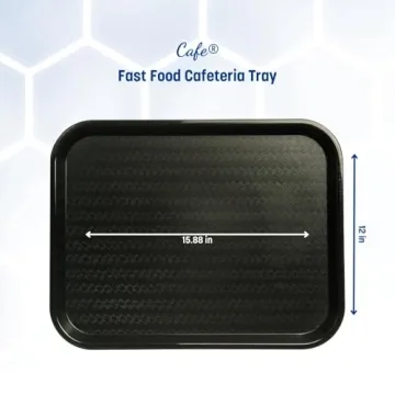 Carlisle Cafe 14x18 Plastic Fast Food Tray for All Occasions