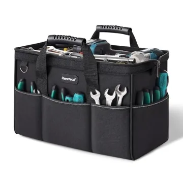 Reniteco Heavy Duty 16 Inch Tool Bag – Premium Organizer with Pockets