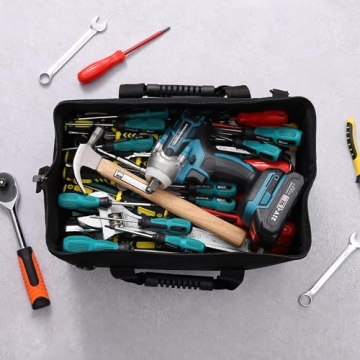 Reniteco Durable 16 Inch Tool Bag with Multi Pockets
