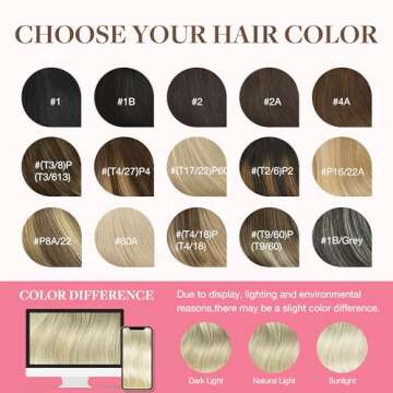 GOO GOO Clip in Hair Extensions Real Human Hair, Remy Human Hair Extensions Clip ins for Women, Natural Human Hair, 18inch 120g 7Pcs, 17/22/60 Balayage Ash Blonde to Golden Blonde and Platinum Blonde