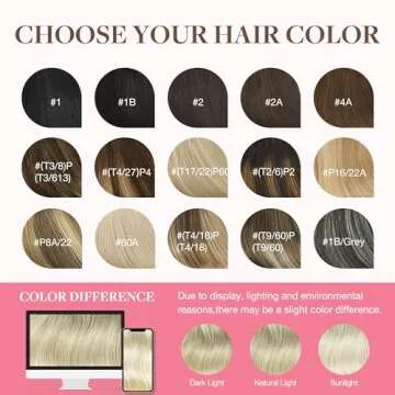 GOO GOO Clip in Hair Extensions Real Human Hair, Remy Human Hair Extensions Clip ins for Women, Natural Human Hair, 18inch 120g 7Pcs, 17/22/60 Balayage Ash Blonde to Golden Blonde and Platinum Blonde