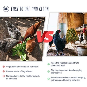 4PCS Chicken Vegetable String Bag - Fun Feeding Tool