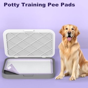 MIZOK Lavender-Scented Dog Pee Pads Extra Large 28x34in