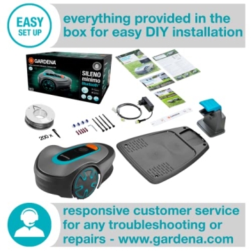 GARDENA SILENO Minimo: Smart Automatic Lawn Mower for All