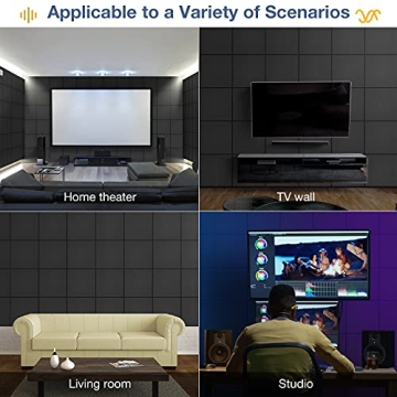 22 Self-Adhesive Acoustic Panels for Soundproofing