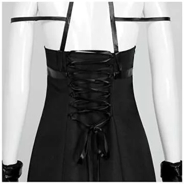 Lmetsky Yor Cosplay CostumeYor Cosplay Dress Outfit Uniform Headband Earring Accessories Women Halloween