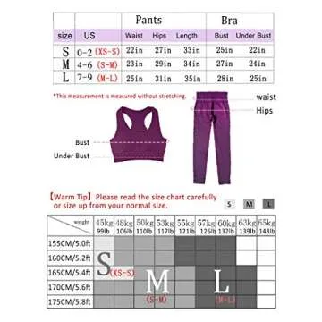Jetjoy Yoga Outfits for Women 2 Piece Set,Workout High Waist Athletic Seamless Leggings and Sports Bra Set Gym Clothes