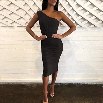 Stunning GEMEIQ Women's Bodycon Midi Dress for All Occasions
