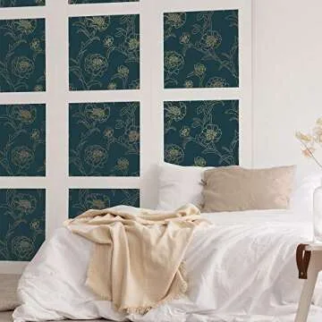 Elegant Peel and Stick Floral Wallpaper for Easy Decor