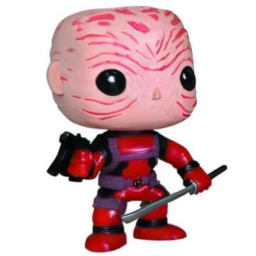 Funko POP Marvel Deadpool Vinyl Figure, Red