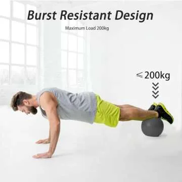 FITMIND 10 Inch Pilates Ball for Core and Fitness Workouts