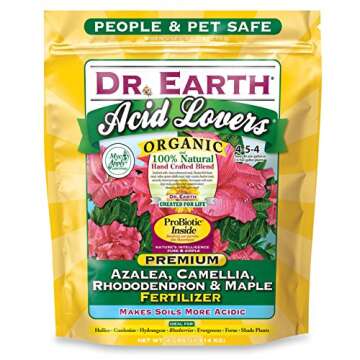 Dr. Earth 703P Organic 4 Azalea/Camellia/Rhododendron Acid Fertilizer, 4-Pound