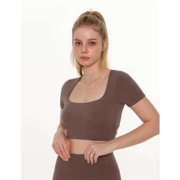 Comfortable Women's Crop Tops for Yoga and Workouts