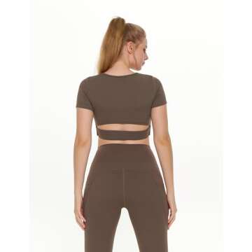 Comfortable Women's Crop Tops for Yoga and Workouts