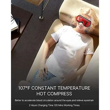 RENPHO Eye Massager with Remote Control - Relax Your Eyes