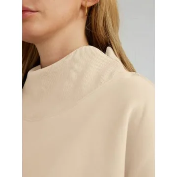 Oversized Turtleneck Sweatshirt - Y2K Style