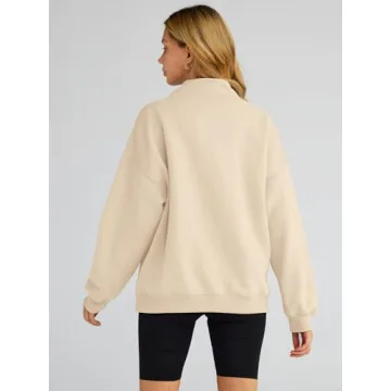 Oversized Turtleneck Sweatshirt - Y2K Style