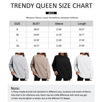 Oversized Turtleneck Sweatshirt - Y2K Style