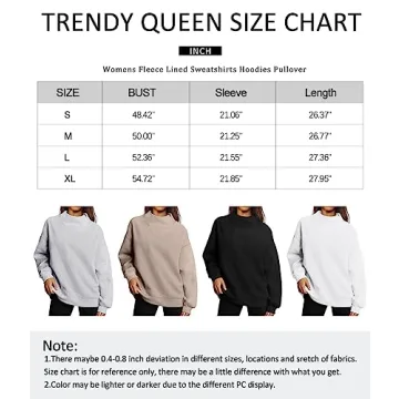 Oversized Turtleneck Sweatshirt - Y2K Style