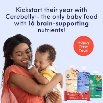 Organic Cerebelly Baby Food Pouches for Brain Growth