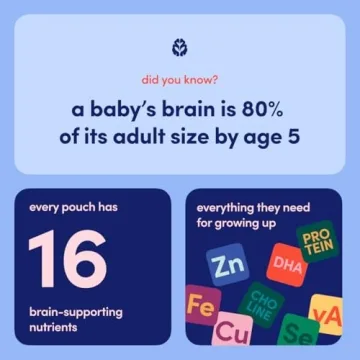 Organic Cerebelly Baby Food Pouches for Brain Growth