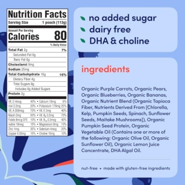 Organic Cerebelly Baby Food Pouches for Brain Growth