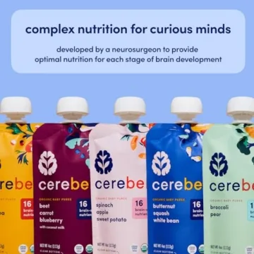 Organic Cerebelly Baby Food Pouches for Brain Growth