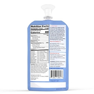 Organic Cerebelly Baby Food Pouches for Brain Growth