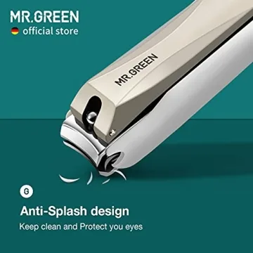 MR.GREEN Anti Splash Nail Clippers for Precise Grooming
