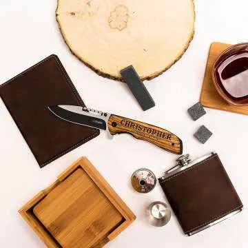 Personalized Groomsmen Pocket Knife Set of 10