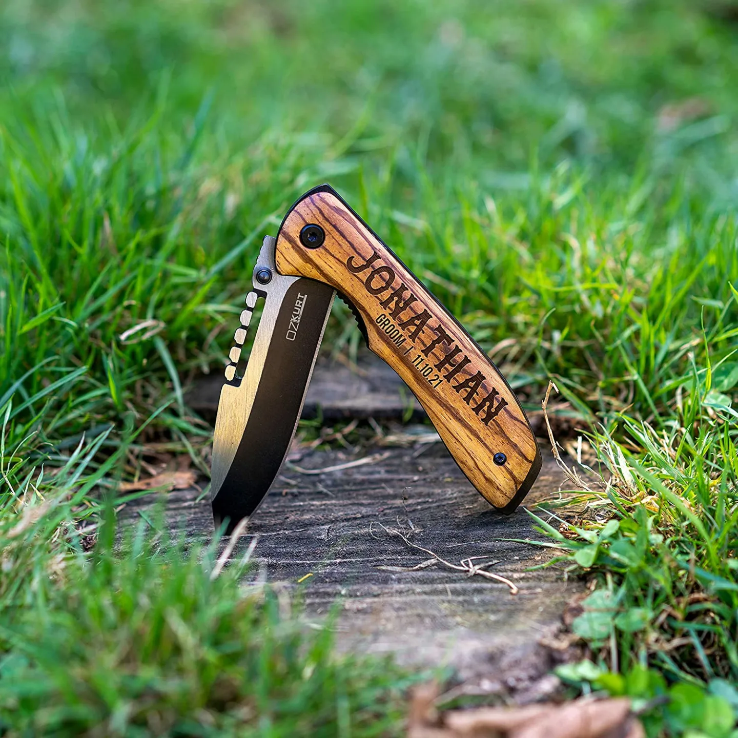 Personalized Groomsmen Pocket Knife Set of 10
