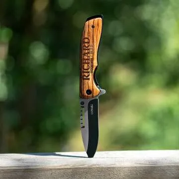 Personalized Groomsmen Pocket Knife Set of 10
