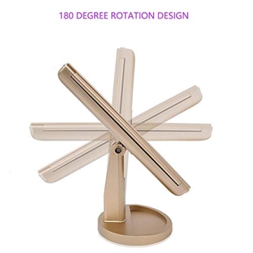 DeWEISN LED Makeup Mirror 21 Lights 3X Magnification