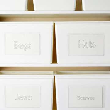 Juvale 30 Pieces Clear Adhesive Pockets for Planners and Binders, Peel and Stick Index Card and Photo Pockets, Office Notebook Folder Sleeves (4 Sizes)