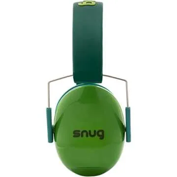 Snug Kids Ear Protection - Noise Cancelling Sound Proof Earmuffs/Headphones for Toddlers, Children & Adults (Green)