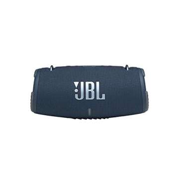 JBL Xtreme 3 - Portable Bluetooth Speaker, powerful sound and deep bass, IP67 waterproof, 15 hours of playtime, powerbank, PartyBoost for multi-speaker pairing (Blue)