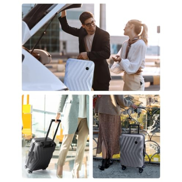 BAGSMART Carry On Luggage for Convenient Travel