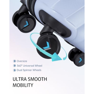 BAGSMART Carry On Luggage for Convenient Travel