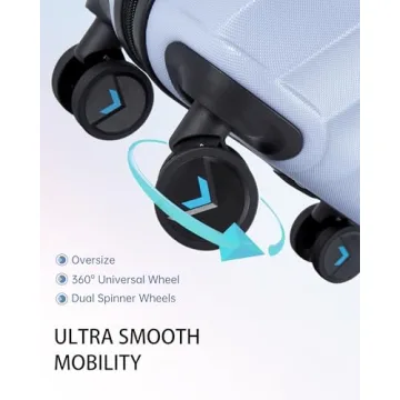 BAGSMART Carry On Luggage for Convenient Travel