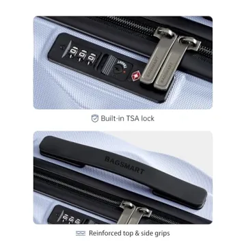 BAGSMART Carry On Luggage for Convenient Travel