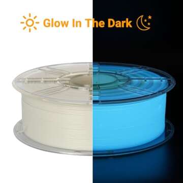 Kingroon Glow in The Dark Rainbow PLA Filament 1.75mm 1KG