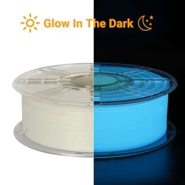 Kingroon Glow in The Dark Rainbow PLA Filament 1.75mm 1KG