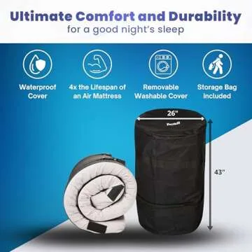 Matrix Cell Memory Foam Camping Mattress Pad for Every Adventure