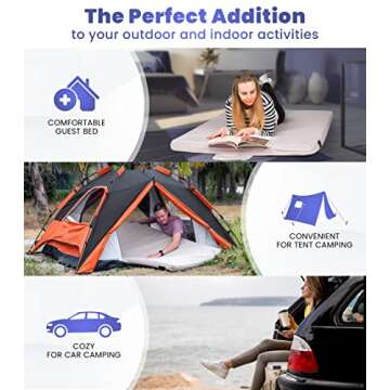 Matrix Cell Memory Foam Camping Mattress Pad for Every Adventure