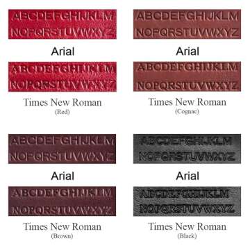 Tony Perotti CUSTOM PERSONALIZED INITIALS ENGRAVING Womens Italian Bull Leather Top Flap Double Lipstick Case with Mirror in Brown