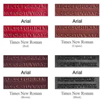 Tony Perotti CUSTOM PERSONALIZED INITIALS ENGRAVING Womens Italian Bull Leather Top Flap Double Lipstick Case with Mirror in Brown