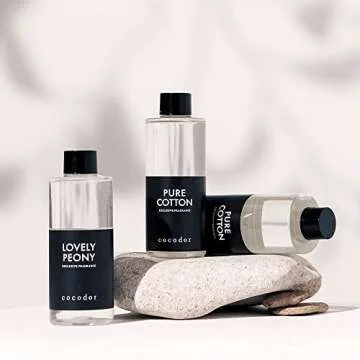 COCODOR Reed Diffuser Oil Refill/Pure Cotton/6.7oz(200ml)/1 Pack/Aroma therapy, Home Fragrance, Scented Oils, Oils for Reed Diffuser, Office Décor, Decoration