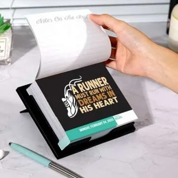 2025 Desk Calendar - Daily Running Quotes for Motivation